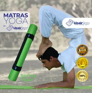 UZAIR SLEEP - Matras Alat Olahraga Protector Yoga Fitness | GRIP (Anti Slip) - Spring Vigor