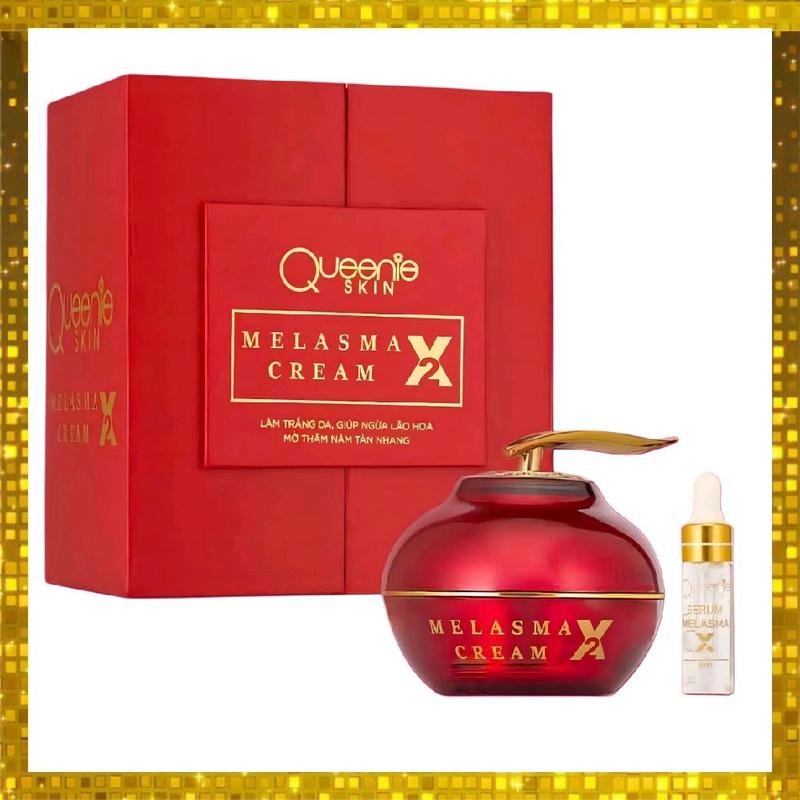 Kem Face Huyết Nám Đỏ X2 Queenie Skin 50 gram Kèm Serum Mini, Skincare, Làm Đẹp Da, Dưỡng Ẩm Da