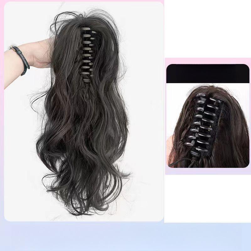 Tóc Giả Kẹp Lấy Kiểu Thẳng Thiết Kế Thác Nước Tóc Đuôi Ngựa Cao Dành Cho Nữ Mô Phỏng Tóc Đuôi Ngựa Thẳng Buộc Nửa Nối Tóc Bồng Bềnh