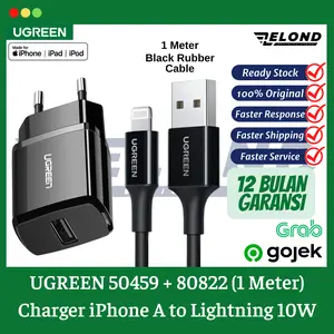 UGREEN Charger iPhone 10W + Kabel USB Type A To Lightning MFI