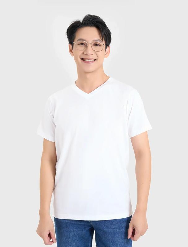  Áo phông nam cổ tim CANIFA 8TS25A001 