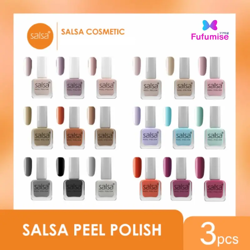 SALSA Nail Peel Polish Set Box | Kuteks Peel Off | Cat Kuku | FUFUMISE Art 4