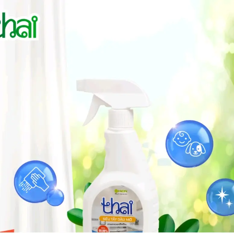 siêu tẩy dầu mỡ. thai chai. 500.ml 2