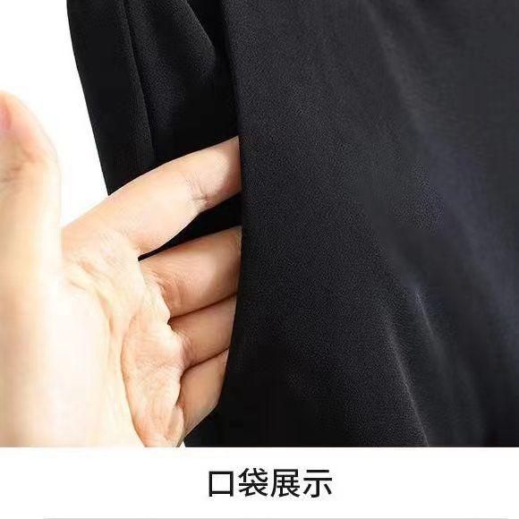 Váy Khiêu Vũ Hình Vuông Dài Đến Đầu Gối, Hàng Mới Về Năm 2025, Thích Hợp Để Khiêu Vũ, Cạp Cao, Bó Sát, Váy Dài Trung Bình Có Túi Của Mẹ 6