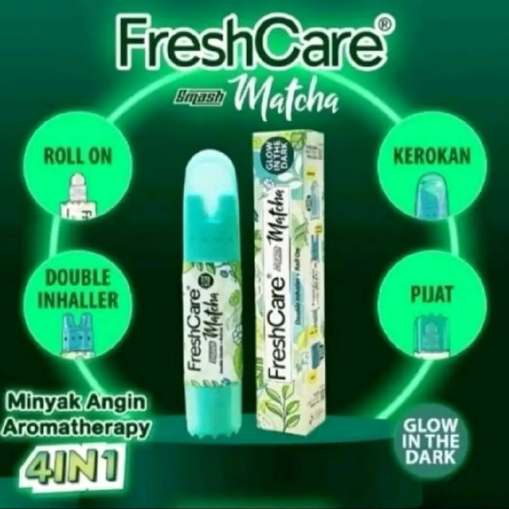 FreshCare Smash matcha กลิ่น หอม สดชื่นนน ชาเขียว ปริมาณ 8 มล.