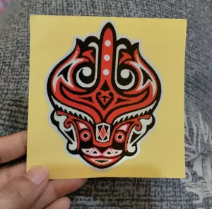 Sticker Motor Reflektif Gorga Batak Tahan Air Car