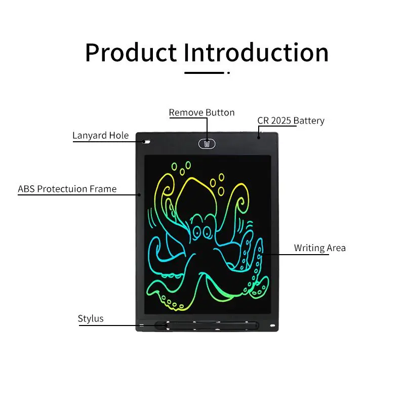10 Inch LCD Writing Tablet, 1 Count Portable Reusable Electronic Drawing Board, Educational Toy for Kids, Gift for Boys & Girls, Digital Products 3