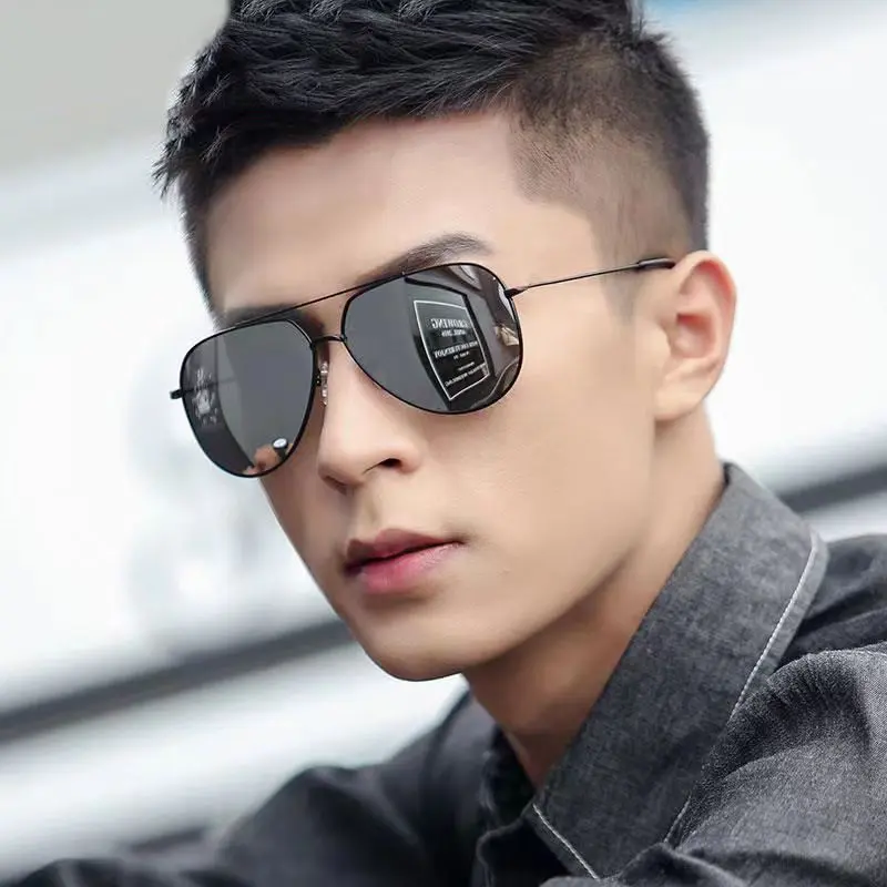 New European and American Men's Fashion Polarized Sunglasses for Driving, Fishing, Sun Protection, UV Protection, Driving-Specific Sunglasses Trend