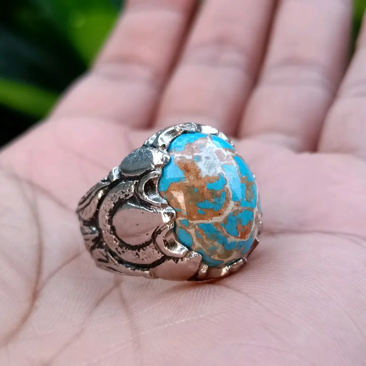 cincin akik natural Pirus persi antik