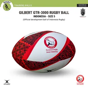 Gilbert GTR-3000 Rugby Ball - INDONESIA (Size 5)