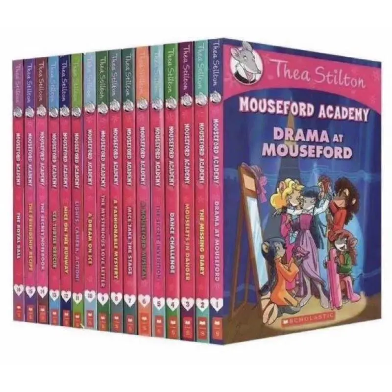 Casual Thea Stilton: Mouseford Academy Set Of 16 Books