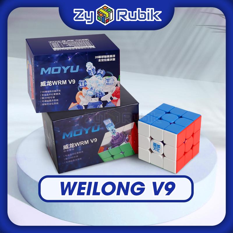   Tặng Đế Kê Rubik Miễn Phí  Moyu Weilong WRM V9 Magnetic Maglev BallCore - Rubik 3x3 Có Nam Châm Cao Cấp - Toy 