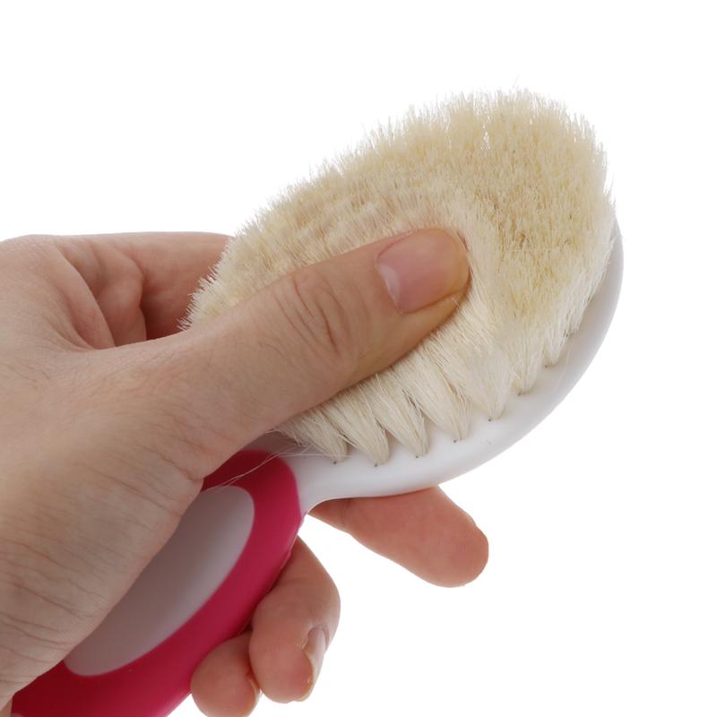 Product Introduction of Newborn Baby Natural Boys Girls Soft Wool Hair Brush for Head Comb Infant for Head Massager Portable Bath Brush Comb For 35