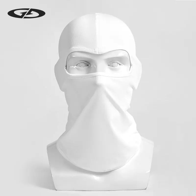 Outdoor Cycling Face Mask Headgear Sports Headscarf Windproof Breathable Motorcycle Inner Liner Headgear Solid Color Eye-opening Face Mask