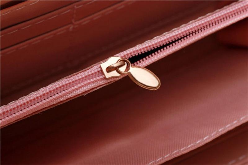 Product Introduction of New Wallet Women's Long Large Capacity Mobile Phone Bag Clutch Girl Student Multiple Card Slots Zipper Bag Wallet 9