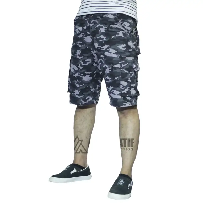 Celana Cargo Pendek Pria Dewasa Panjang Loreng Shorts Distro Chino Katun 0