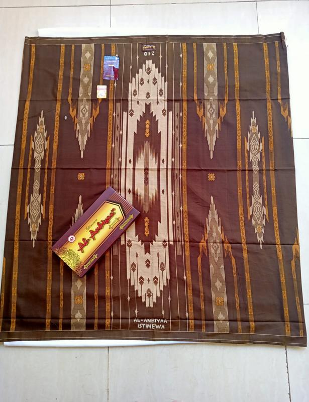 Sarung Al Anbiyaa Motif BHS Terbaru Sarung Sholat Pria Dewasa Murah Sarung Santri Viral Muslim Printing 2