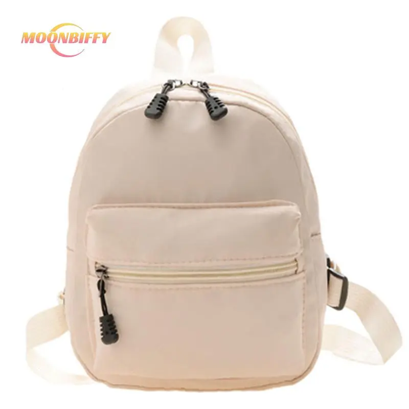 Mini Women Backpacks 2022 Trend Nylon Female Bag Small School Bags White Rucksack for Teen Girls Fashion Casual Backpack