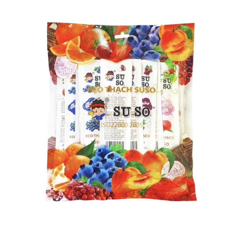 túi 800g thạch trái cây giòn dai Su So thơm ngon 2