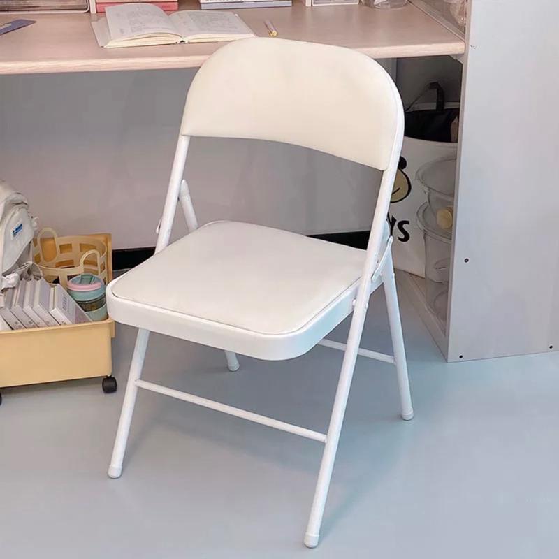 Ghế Gấp Decor Văn Phòng Ngồi Học Làm Việc Tựa Lưng Êm Ái Khung Sắt