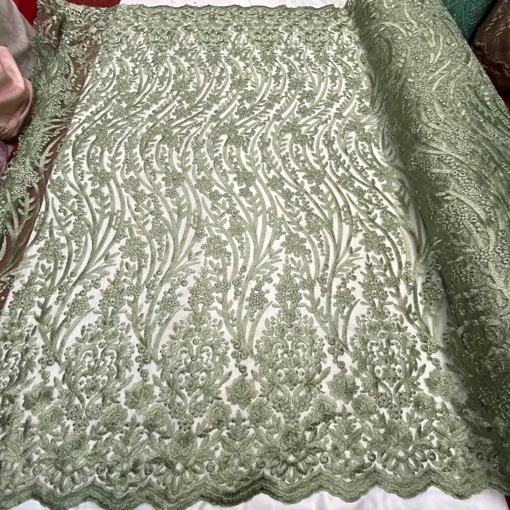 Tille ful bordir ter baru ( harga per 1m )