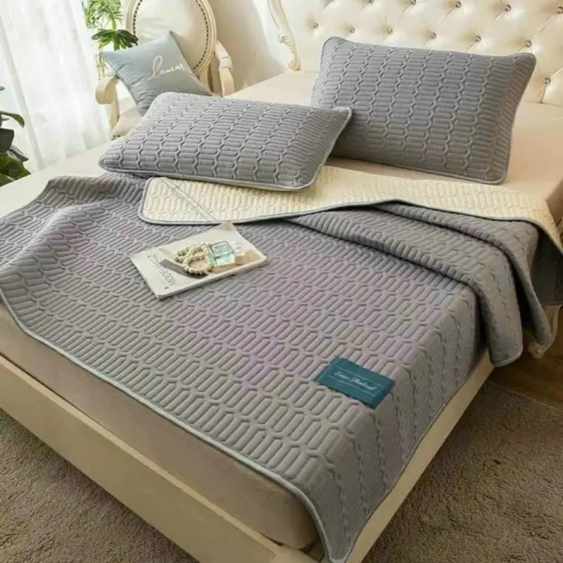 [tặng kèm 2 vỏ gối ]chiếu điều hòa Trần bông 3 món đủ kích thước 0