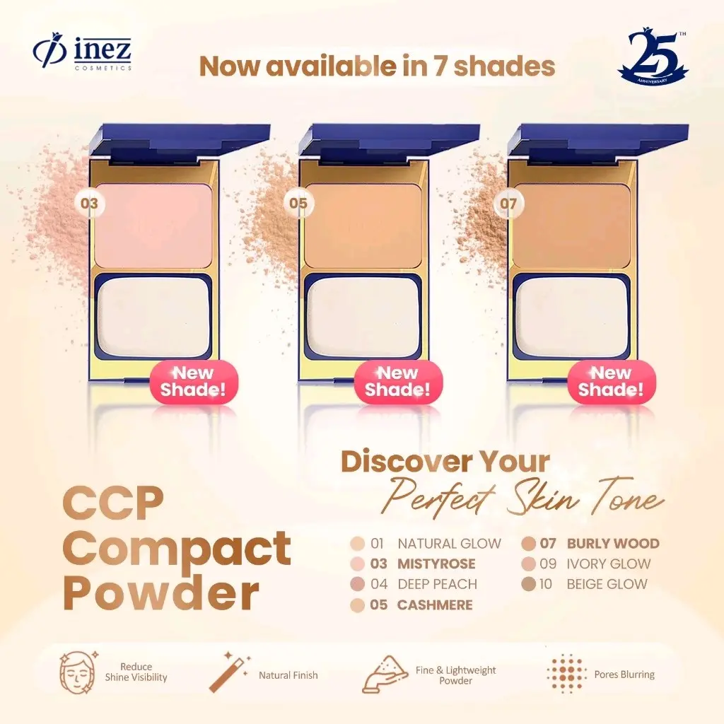 Inez Color Contour Plus Compact Powder (New case) Wajah