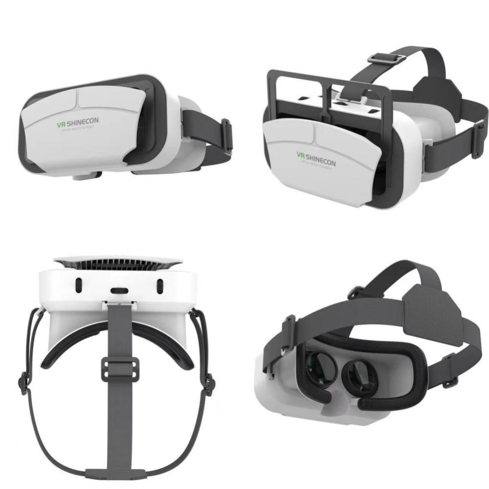 3d Vr Glasses 3d Virtual World Stereo Helmet Headset Portable 3d Devices For Mobile Phones Under 7 Inches Vr Shinecon Vr Headset - Image 2