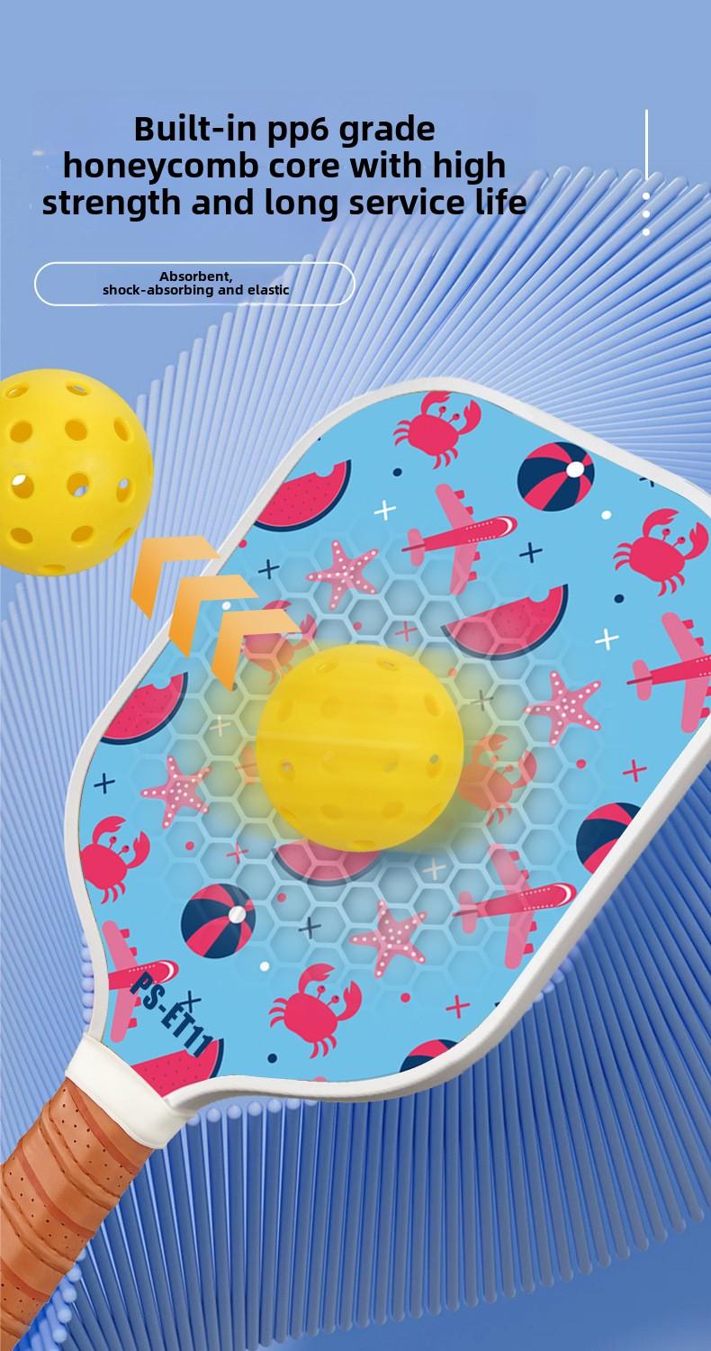 Product Introduction of Children's Gift Peak Racket Child Racket Fiberglass Carbon Fiber Pickleball Paddle Sports Gift 6