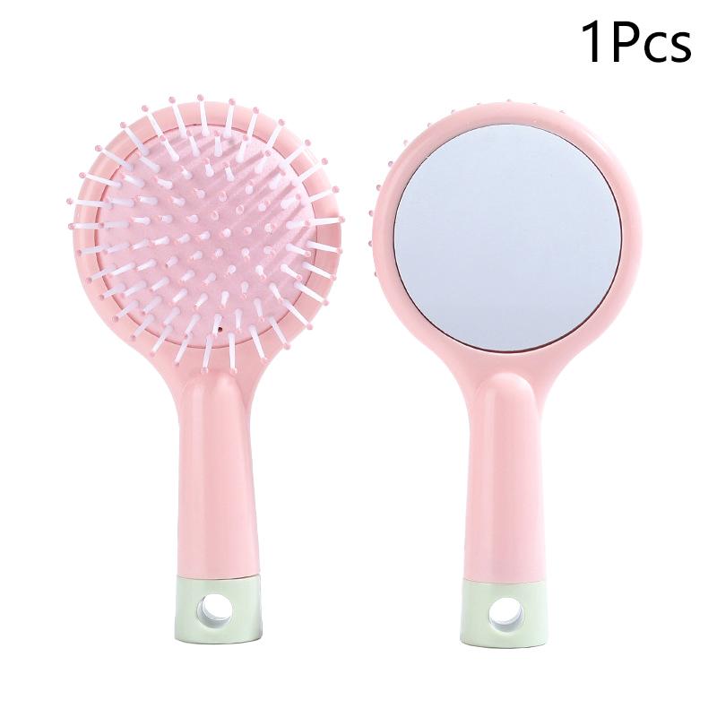 Product Introduction of 1Pcs Hair Brush Simplicity Fashion Solid Color Massage Air Cushion Comb With Mirror Lovely Hair Care Tool 28