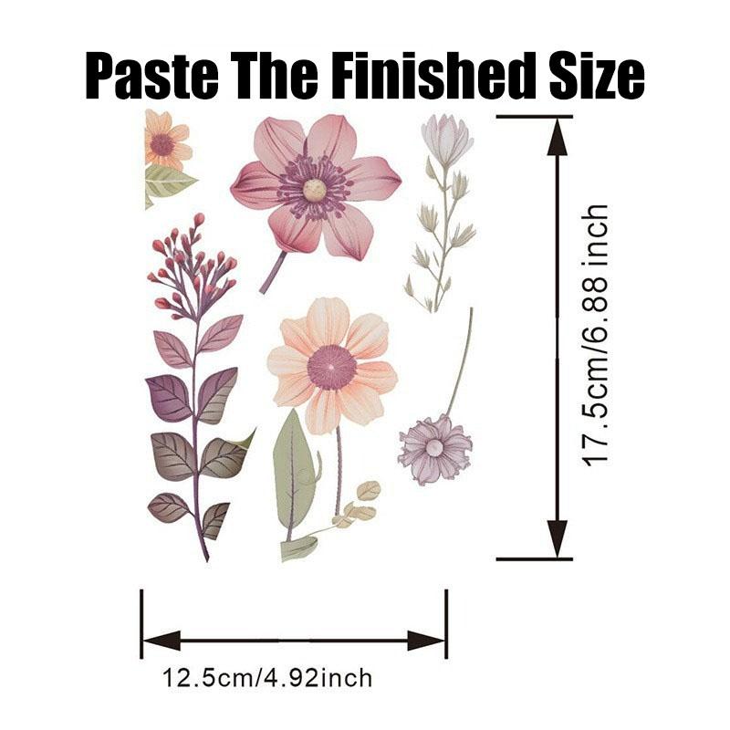 Product Introduction of Flowers Switch Stickers PVC Self-adhesive Removable Waterproof Sticker for Bedroom Bathroom Living Room Home Decoration Decals 23