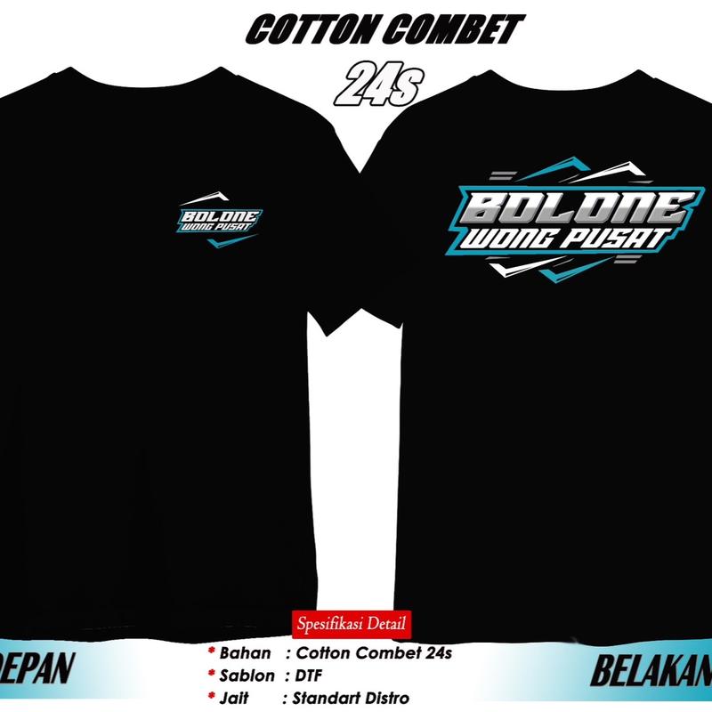 KAOS BOLONE WONG PUSAT V2/KAOS DEKENGAN PUSAT/KAOS GUS IQDAM/100%KATUN COMBED PREMIUM Nyaman 0