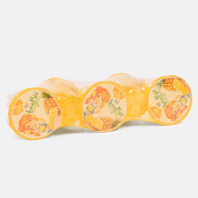 Nước rau câu Long Hải 95g/cốc đóng vỉ 05 cốc - Vị dứa Snack Ăn Vặt Food 4