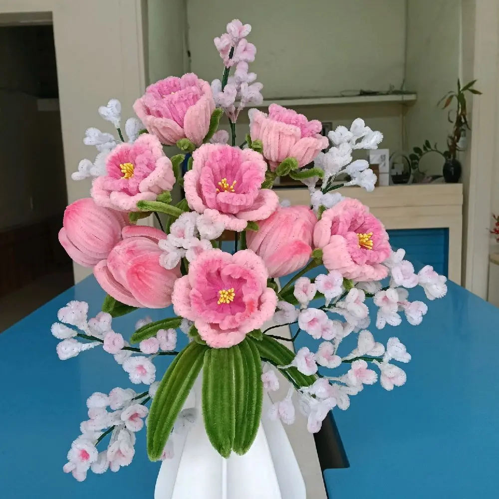hoa kẽm nhung xinh đẹp. bình hoa trưng siêu đẹp trong nhà
