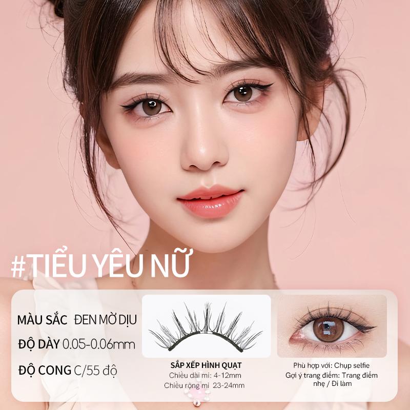 Mlen Diary - Mi giả nam châm mềm TIỂU YÊU NỮ Natural little devil Lông mi giả từ tính an toàn, tái sử dụng, chất lượng cao, chuyên nghiệp, dễ gắn, dễ sử dụng, tự nhiên và nhẹ nhàng