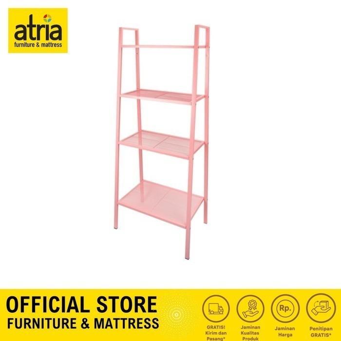 Promo Atria Rak Susun Serbaguna Easy Metal Tube 3 / 4 Layer - Hitam 4 ...