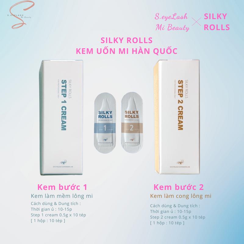 Silky ROLLS – Cặp Thuốc Uốn Cong lông Mi Hàn Quốc Số 1 & 2 ( Hàng xách tay )