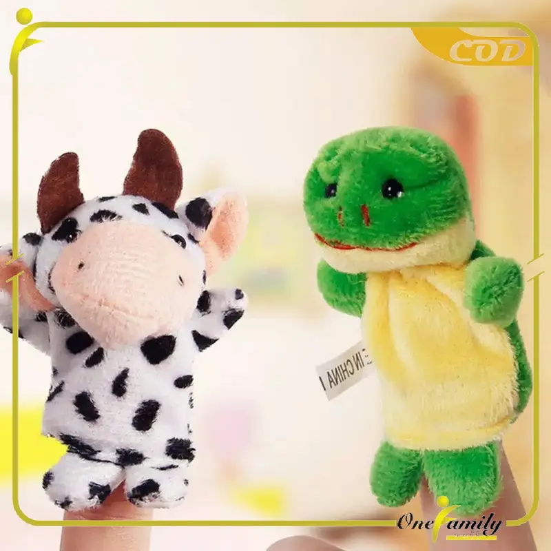 [COD] OFM M8 Boneka Jari Mainan Anak Bayi Mainan Edukasi Boneeka Tangan Karakter Beraneka warna 3
