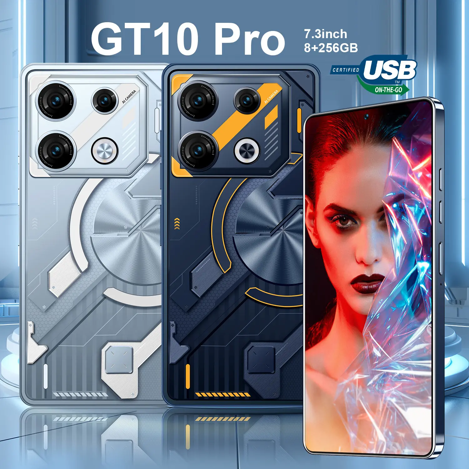 New Mobile Phone Gt10pro All-in-One Android Smartphone Mobile Phone i phone