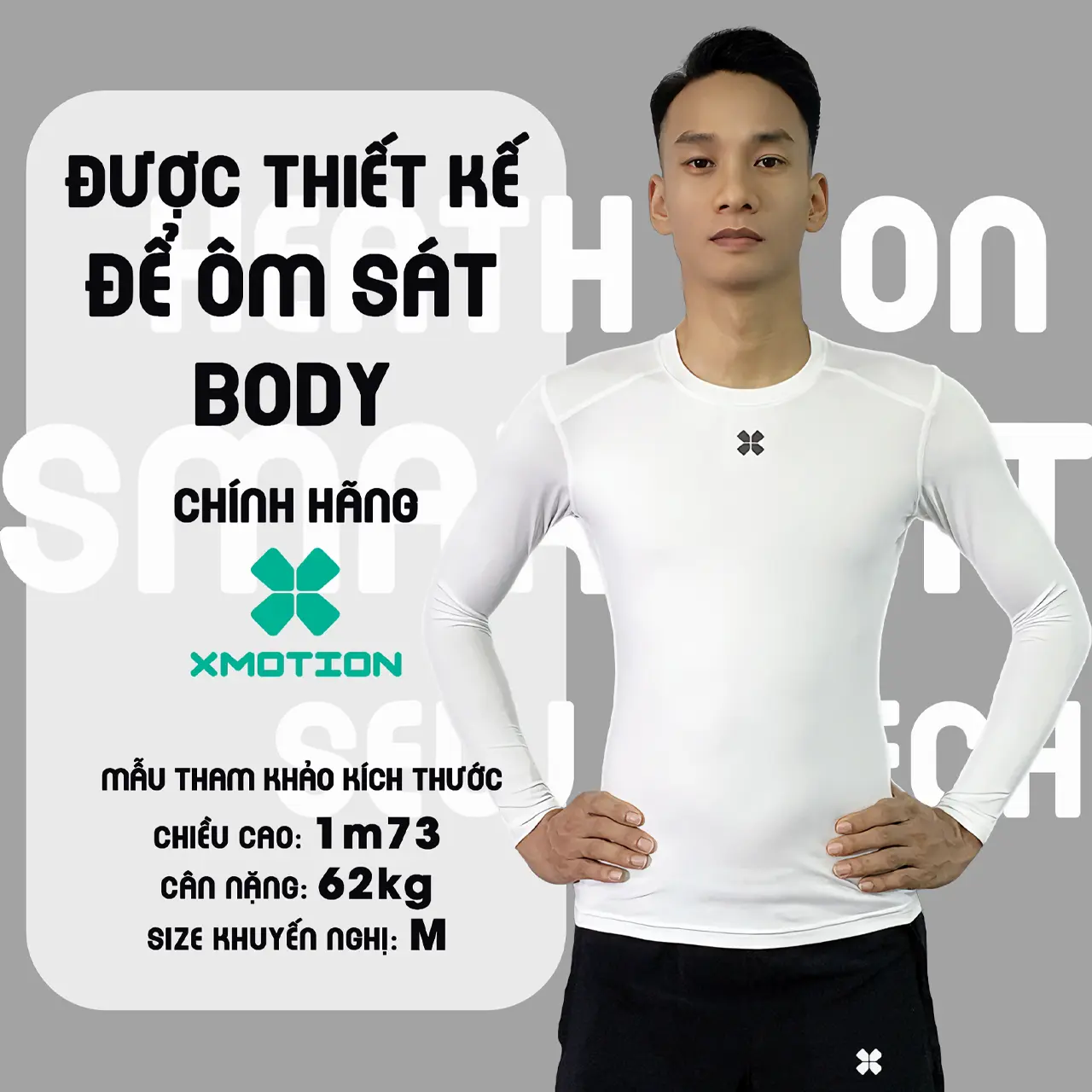 Áo body giữ nhiệt Xball - Ôm sát, co giãn, mềm mịn, thoải mái. Dùng cho thể thao hoặc sử dụng hàng ngày. Sport Top