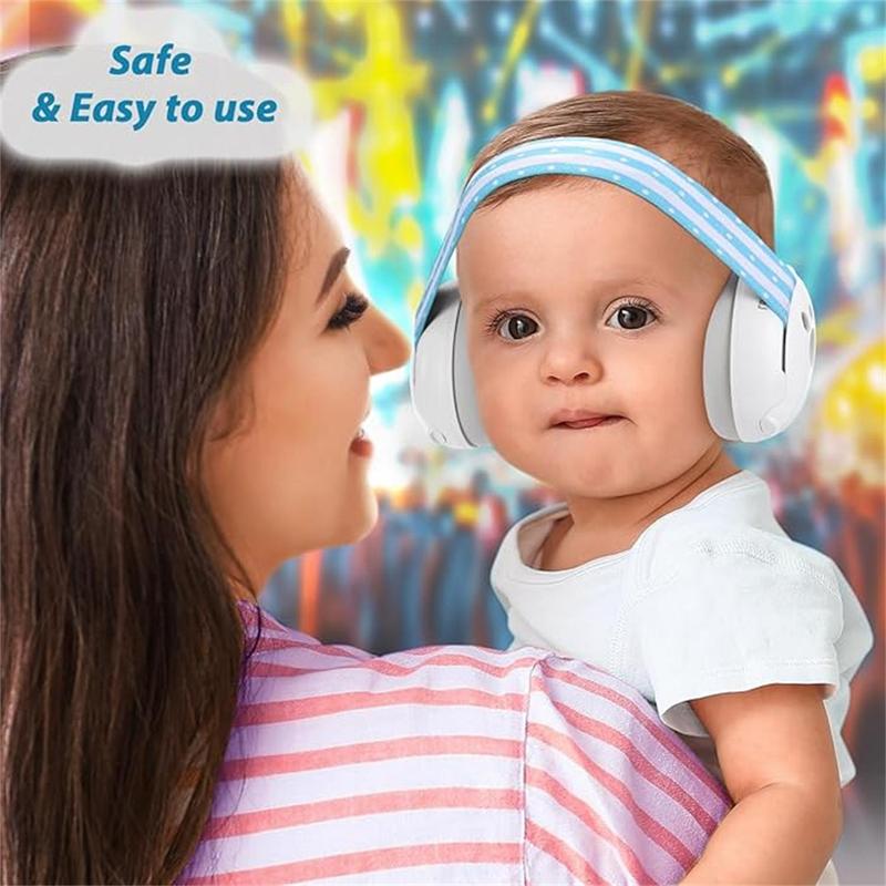 Baby Ear Muff, Baby Ear Protection Covers, Noise Canceling Headphone Covers for Infant Hearing Protection, Newborn Earmuff Airplane Travel Essential 7