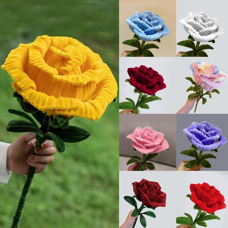 Rose Flower Twisting Rod Set Diy Crafts Handmade Bendable Rodcraft ...