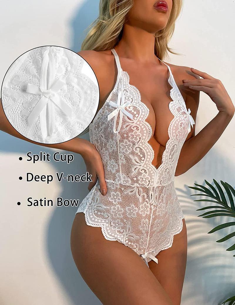Product Introduction of Plus Size Sexy Lingerie Style Sexy V-Neck Comfortable Sleepwear Nightdress 7