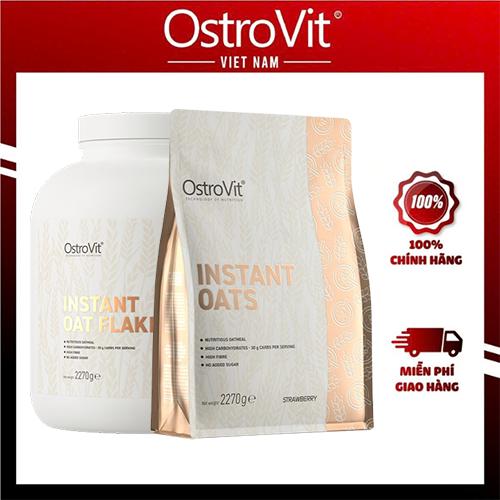 OstroVit Instant Oat Flakes 2.27kg - Yến Mạch Bột Uống Liền | Food Thức Ăn
