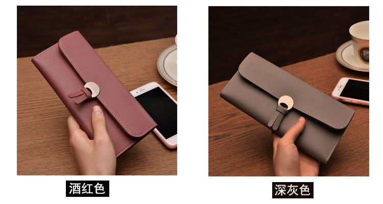 Product Introduction of New Fashion Long Women Wallets High Quality PU Leather Women's Purse and Wallet Design Lady Party Clutch Female Card Holder 11