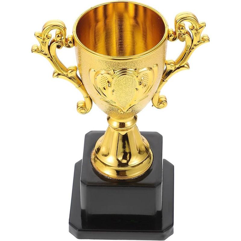 Product Introduction of New Awards Trophy Plastic Model Dancing Competition Small Prize Cup Craft Souvenirs Children's Winner Award Trophy Toy Team Sport Competition 12