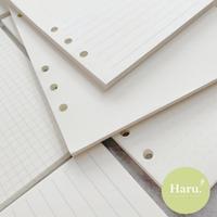 Gambar [HARU] Kertas Loose Leaf 6 Lubang Ukuran A5 A6 Refill Kertas Binder 6 Rings Grid Blank Dotted Paper dari Haru.collections Kota Batam 4 Tokopedia