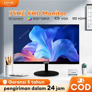 Monitor PC 24 Inch 75HZ 1080P Gaming Monitor FHD For PS4 PS5 22 Inch Flat Monitor With HDMI VGA