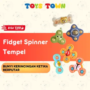 Mainan Spinner Fidget Bayi Putar Mandi Paket Spin Gasing Sensorik Motorik Toys