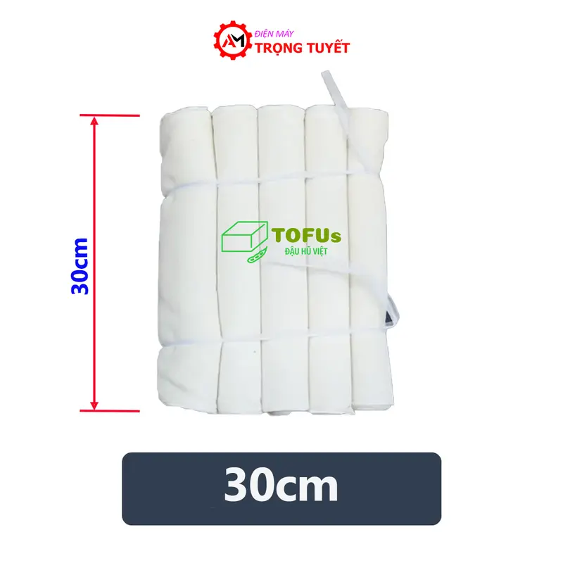 Khăn gói đậu hũ chống dính - Khổ rộng 30cm dài 19m - Viền không màu 0